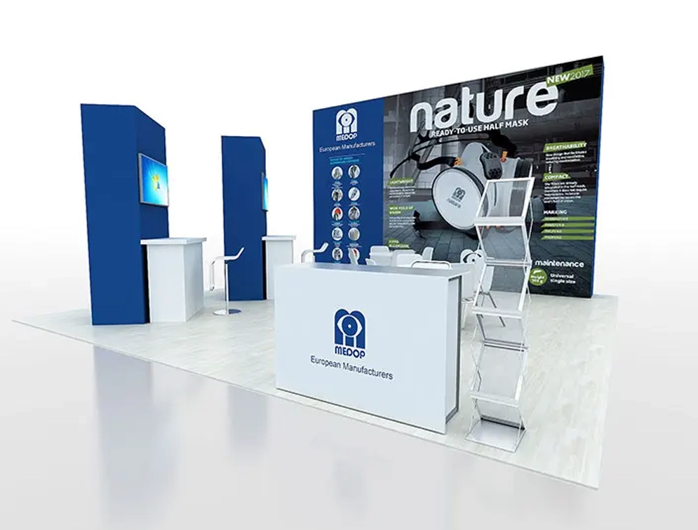 Creative 20x20 trade show booth ideas